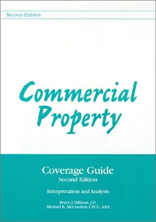commercial property 2nd edition bruce j. hillman ,michael k. mccracken 0872183904, 978-0872183902