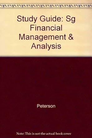 study guide sg financial management and analysis 1st edition marianne westerman ,pamela p. peterson