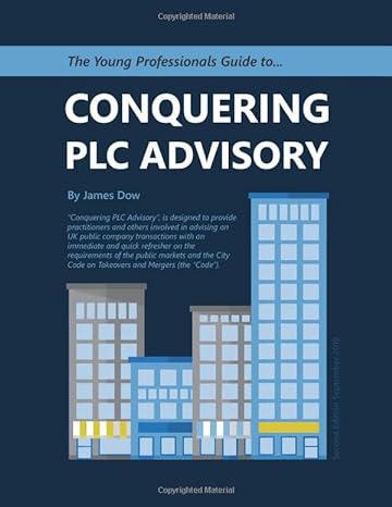 the young professionals guide to conquering plc advisory 1st edition james dow 169095051x, 978-1690950516