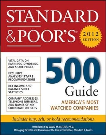 standard and poor s vital data on 1st edition standard & poors 0071775323, 978-0071775328