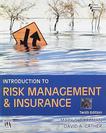 introduction to risk management and insurance 1st edition dorfman & cather 8120348125, 978-8120348127