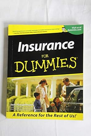 insurance for dummies 1st edition jack hungelmann 0764552945, 978-0764552946