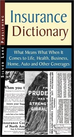 insurance dictionary 1st edition silver lake publishing 156343749x, 978-1563437496