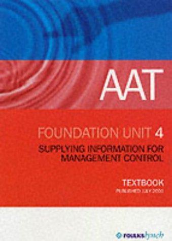 aat foundation unit 4 association of accounting technicians 1st edition association of accounting technicians