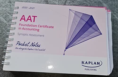 aat foundation certificate in accounting 1st edition kaplan 9781787408166