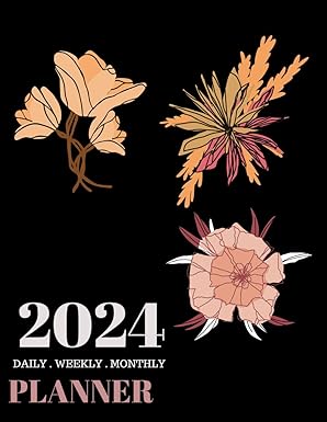 planner 2024 daily weekly monthly organiser 122 page calendar 1st edition printo plan b0crqx3syq