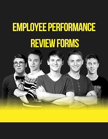 employee performance review forms book for employers/managers 108 forms pages of size 8 5x11 inches 1st