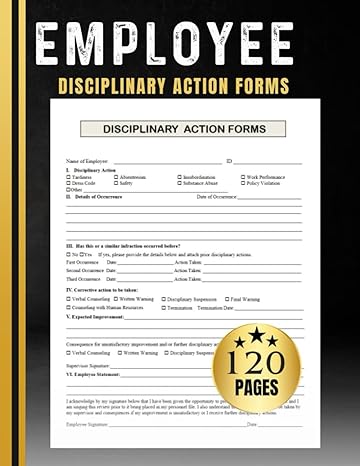 employee disciplinary action form a comprehensive approach to transparent employee disciplinary documentation