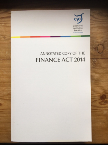 annotated copy of the finance act 2014 1st edition lexis nexis 9781405789714