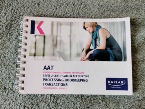 processing bookkeeping transactions pocket notes 1st edition not available 9781784150112