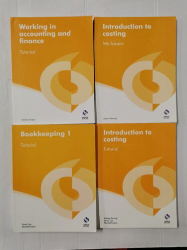 4 costing bookkeeping accounting and finance tutorial and workbooks 1st edition aubrey penning 9781909173118