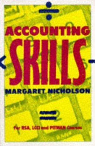 accounting skills nicholson margaret 1st edition margaret nicholson 0333491564, 9780333491560
