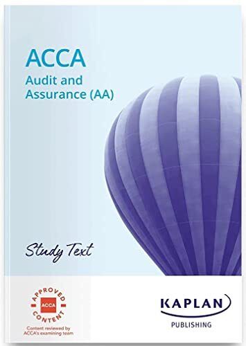 audit and assurance study text kaplan 1st edition kaplan 9781787408647