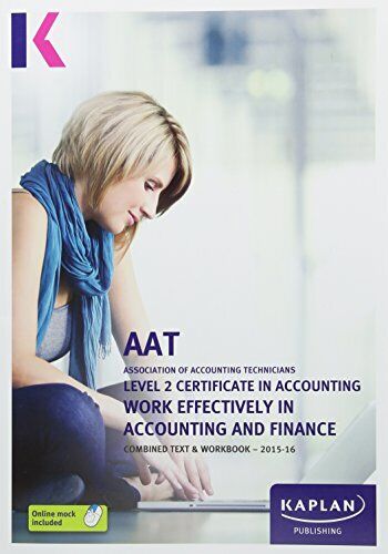 work effectively in accounting and finance combined text 1st edition not available 9781784153892