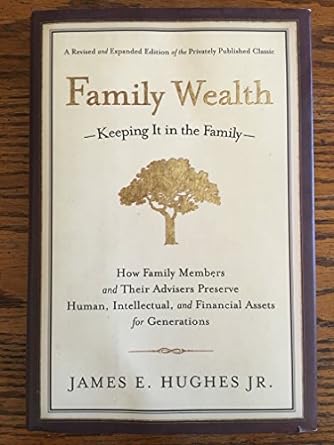 family wealth keeping it in the family how family members and their advisers preserve human intellectual and