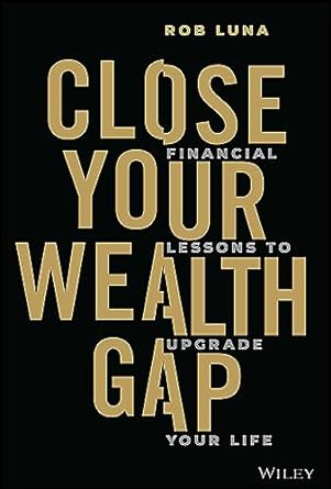 close your wealth gap financial lessons to upgrade your life 1st edition rob luna 1394195605, 978-1394195602