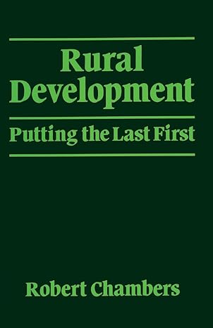 rural development 1st edition robert chambers 0582644437, 978-0582644434