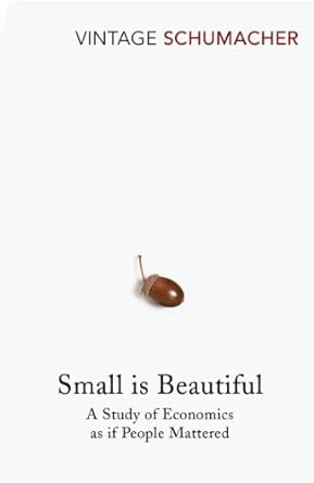 small is beautiful a study of economics as if people mattered 1st edition ernst f schumacher 0099225611,