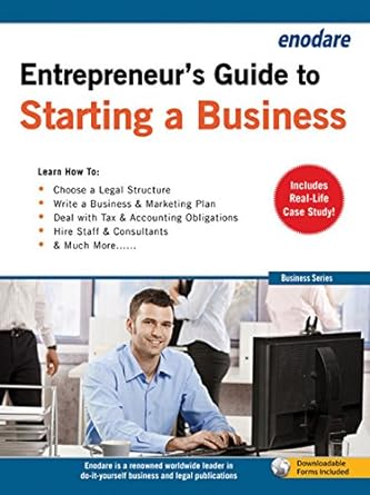 entrepreneur s guide to starting a business 1st edition enodare 1906144648, 978-1906144647