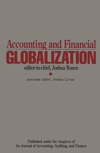 accounting and financial globalization 1st edition joshua livnat 9780899306186, 0899306187
