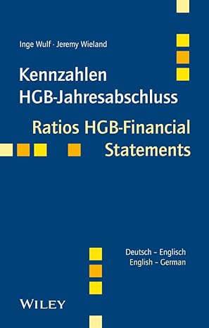 hgb kennzahlen deutsch englisch 1st edition inge wulf, jeremy wieland 3527506985, 978-3527506989