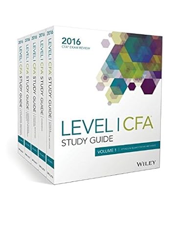 wiley study guide for 20 level i cfa exam  set 2nd edition wiley 1119182794, 978-1119182795