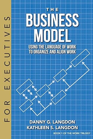 the business model using the language of work to organize and align work  danny g. langdon, kathleen s.