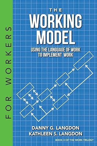 the working model using the language of work to implement work  danny g. langdon, kathleen s. langdon