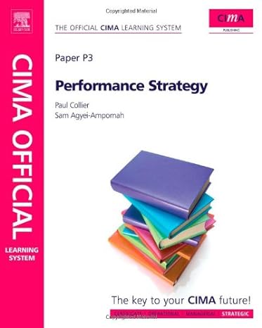 cima official learning system performance strategy 6th edition paul m. m collier, samuel agyei ampomah