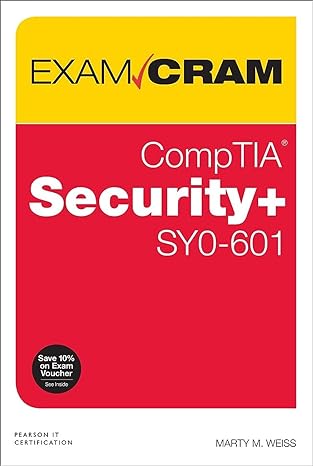 comptia security+ sy0-601 exam cram 6th edition martin weiss 0136798675, 978-0136798675
