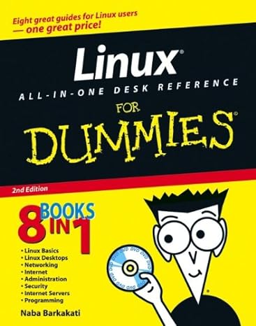 linux all in one desk reference for dummies 2nd edition naba barkakati 0471752622, 978-0471752622