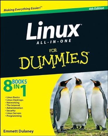 linux all in one for dummies 4th edition emmett dulaney 0470770198, 978-0470770191