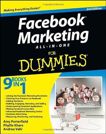 facebook marketing all in one for dummies 2nd edition amy porterfield ,phyllis khare ,andrea vahl 1118466780,