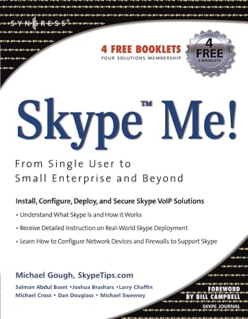 skype me from single user to small enterprise and beyond 1st edition markus daehne 1597490326, 978-1597490320
