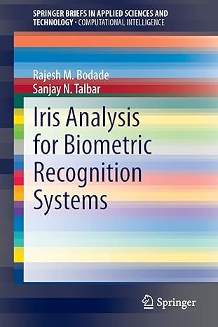 iris analysis for biometric recognition systems 2014th edition rajesh m bodade ,sanjay n talbar 8132218523,