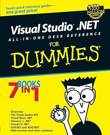 Visual Studio Net All In One Desk Reference For Dummies