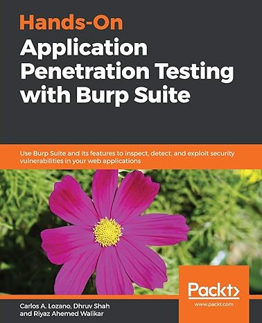 hands on application penetration testing with burp suite use burp suite and its features to inspect detect