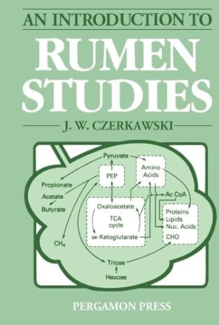 an introduction to rumen studies 1st edition j w czerkawski 0080254861, 978-0080254869