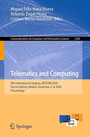 telematics and computing 9th international congress witcom 2020 puerto vallarta mexico november 2 6 2020