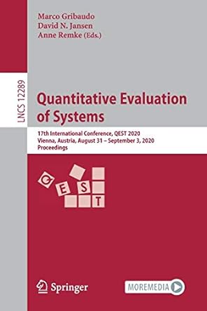quantitative evaluation of systems 17th international conference qest 2020 vienna austria august 31 september