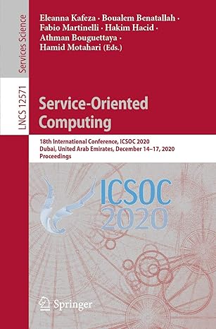service oriented computing 18th international conference icsoc 2020 dubai united arab emirates december 14 17