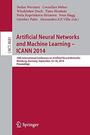 artificial neural networks and machine learning icann 2014 24th international conference on artificial neural