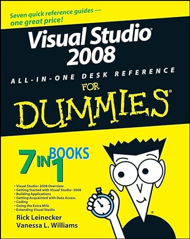 visual studio 2008 all in one desk reference for dummies 1st edition rick leinecker ,vanessa l williams