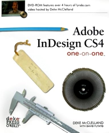 adobe indesign cs4 one on one 1st edition deke mcclelland ,david futato 059652191x, 978-0596521912