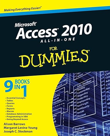 access 2010 all in one for dummies 1st edition alison barrows ,margaret levine young ,joseph c stockman
