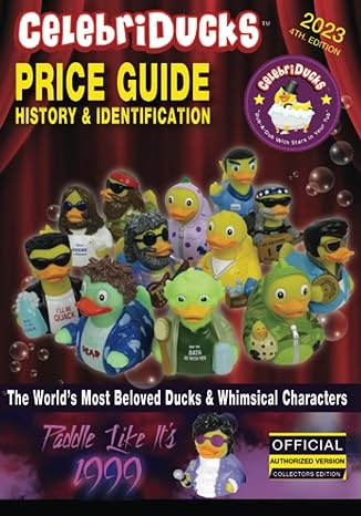 celebriducks price guide history and identification whimsical rubber ducks characters and toys official and