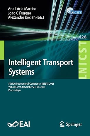 intelligent transport systems 5th eai international conference intsys 2021 virtual event november 24 26 2021