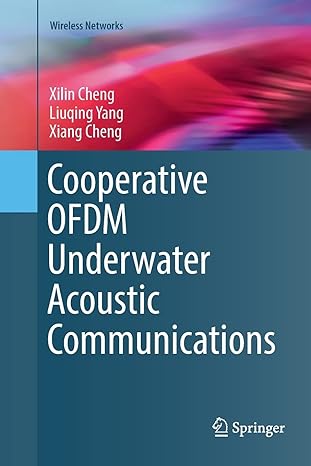 cooperative ofdm underwater acoustic communications 1st edition xilin cheng ,liuqing yang ,xiang cheng