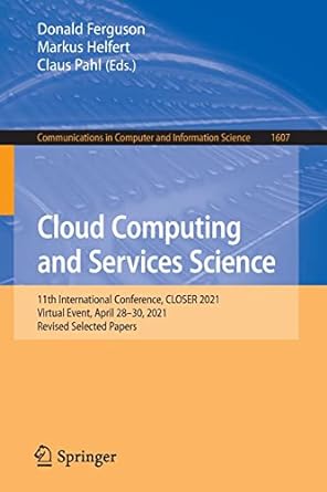 cloud computing and services science 11th international conference closer 2021 virtual event april 28 30 2021