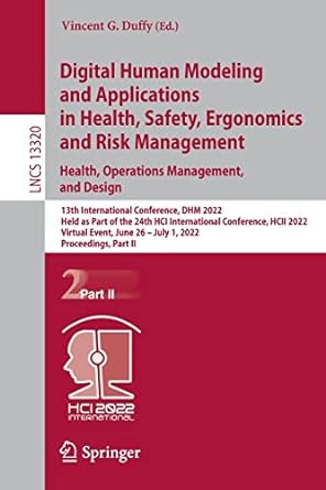 digital human modeling and applications in health safety ergonomics and risk management health operations